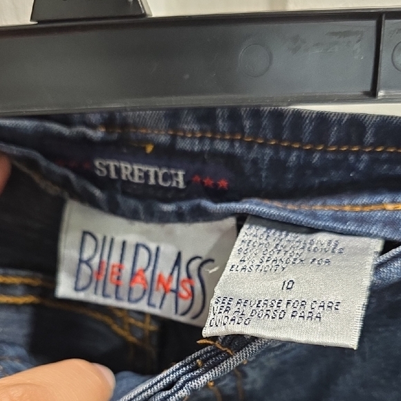 Bill Blass Vintage Denim Capris with Lace-Up Detail Woman's size 10 - Picture 13 of 13